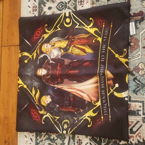 3/$35 Red Rising Throw Pillow Cover - Picture 2 of 2